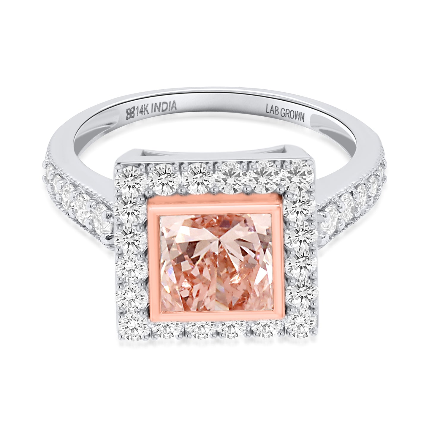 NEW: Blush Princess 2.75 ctw Lab Pink Damond Ring