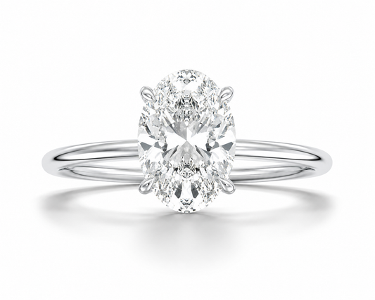 NEW: Engagement Ring 3.00 ctw Oval Cut 14K gold
