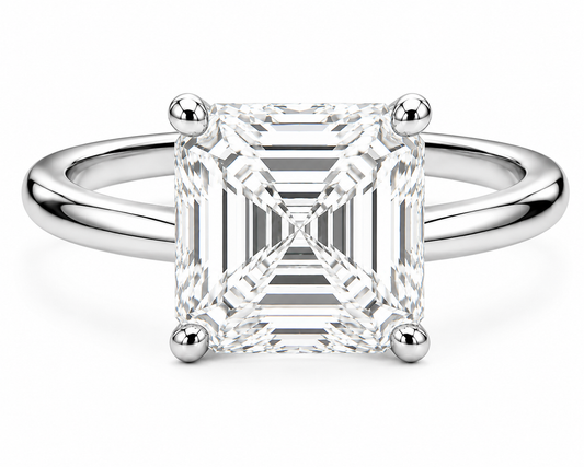 NEW: Engagement Ring 2.00 ctw Asscher Cut 14K gold