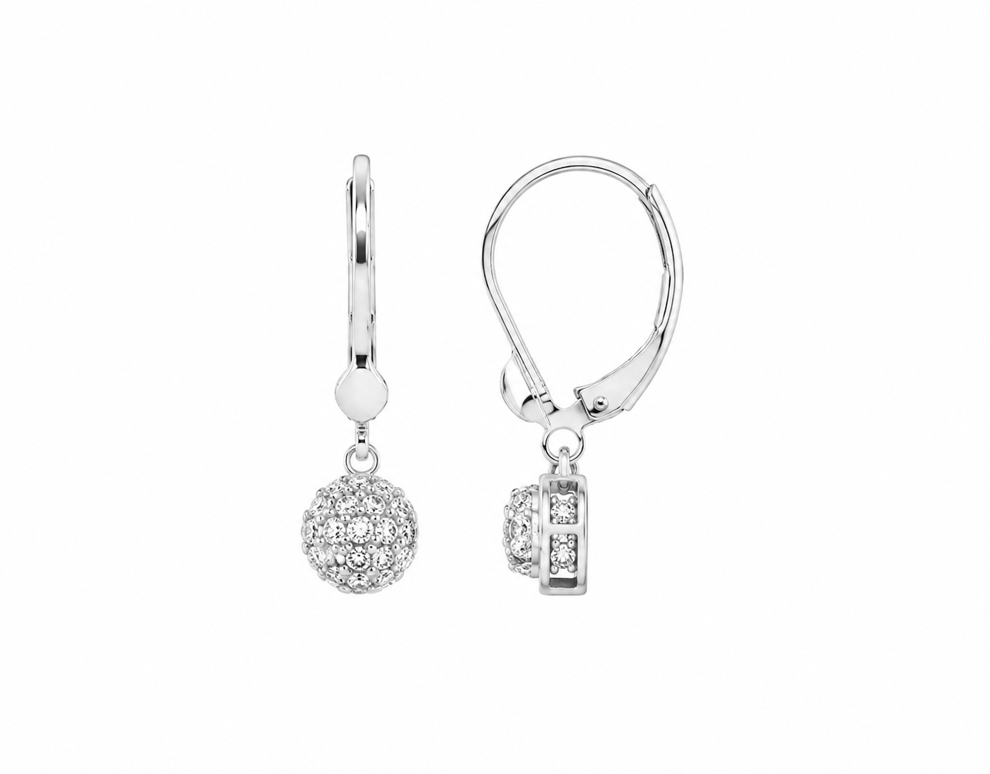 New: "CLIO" 0.50 ctw Diamond Dangle Earrings