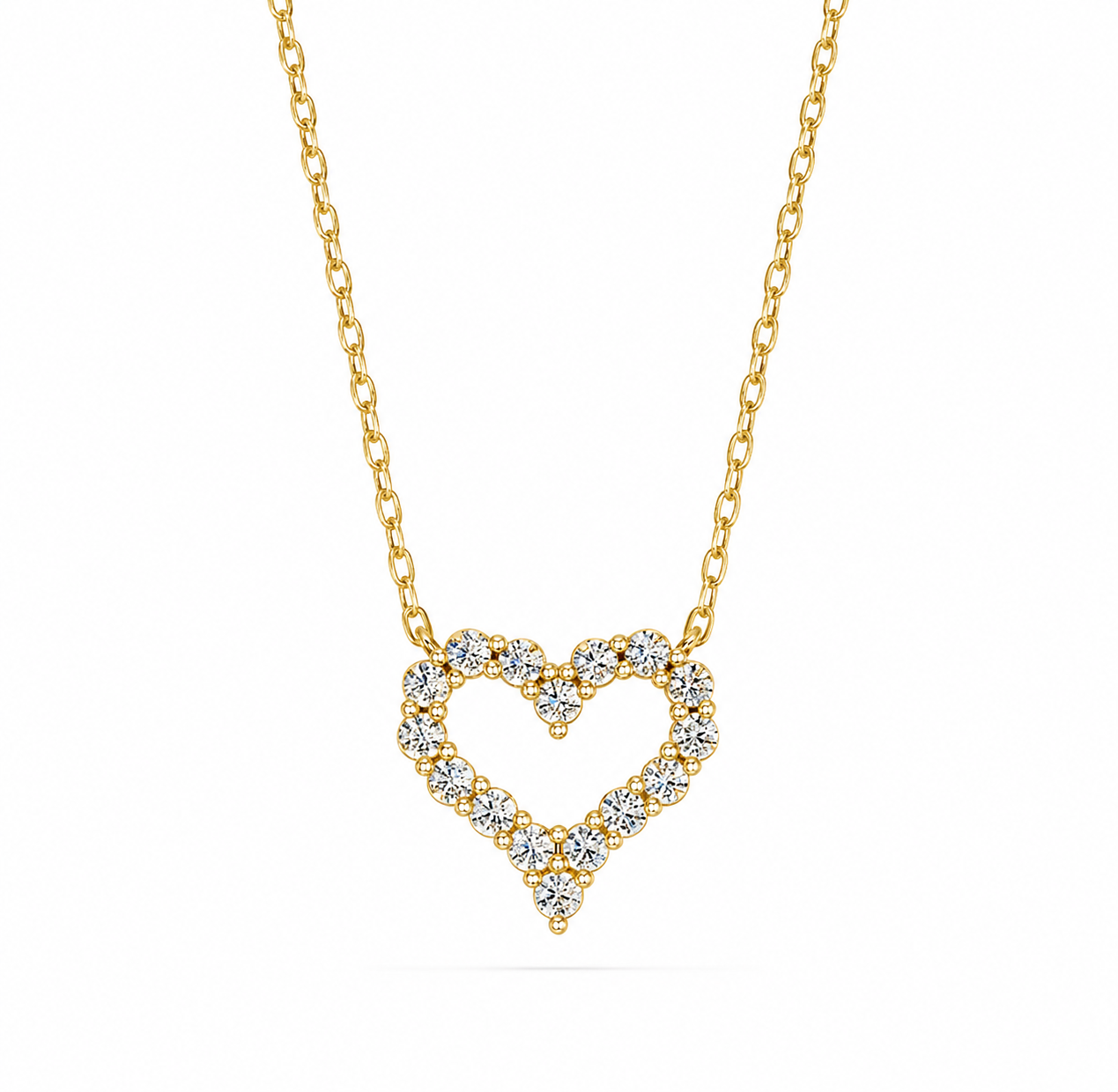 NEW: "Amora" heart diamond pendant 0.50 ctw
