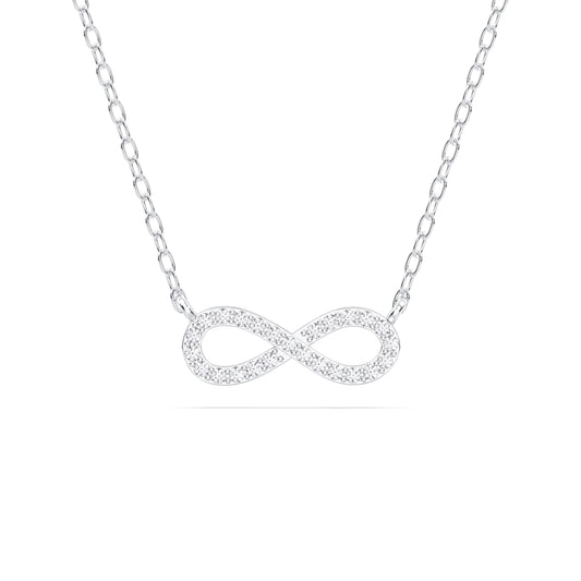 NEW: Infinity Necklace 0.23 ctw
