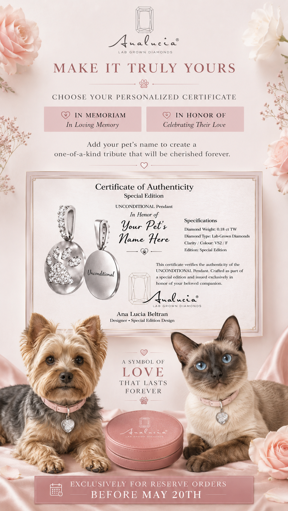🐾 The "Unconditional" - Special Edition Pendant