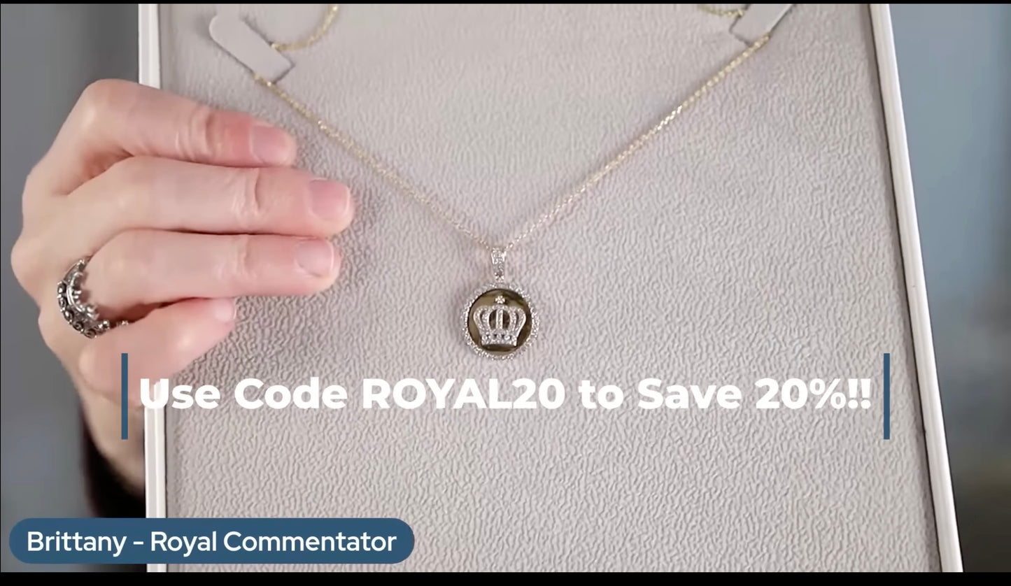 Royal News Network 200K Diamond Pendant