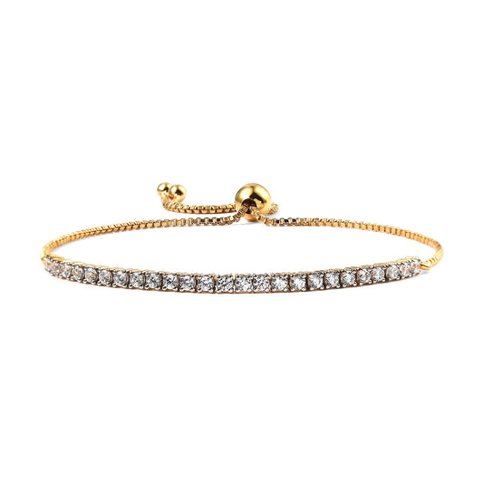 The Golden Dazzle Diamond Bracelet 1.00 ctw