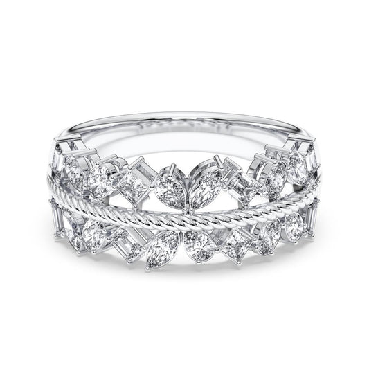 NEW: "Your Majesty" Diamond cocktail ring 1.29 ctw