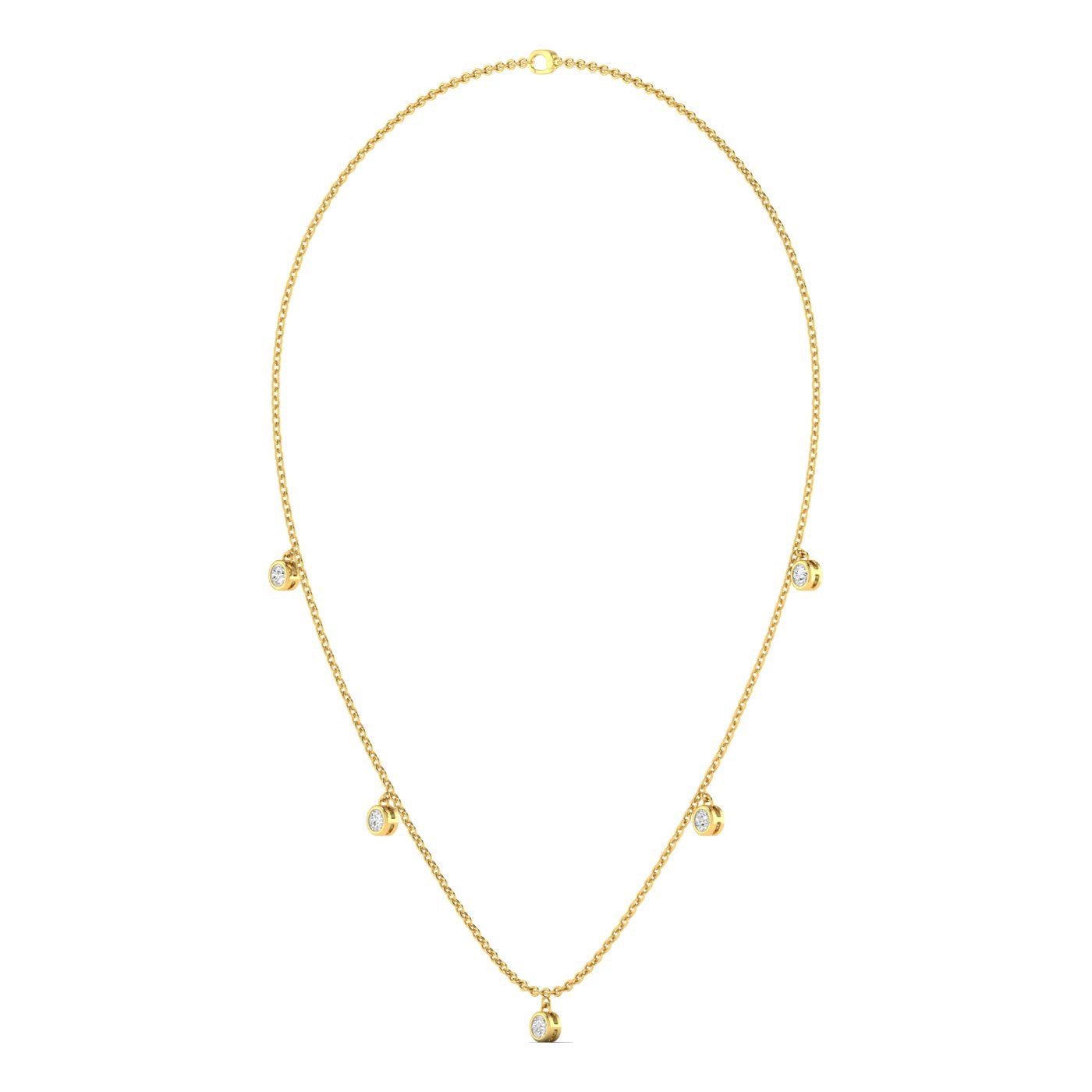 ALLURE Lab Grown Diamond Station Necklace