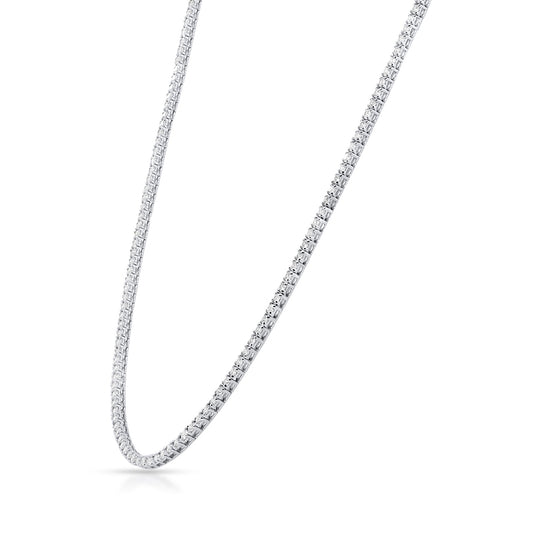 3.00 ctw Lab Grown Diamond Tennis Necklace - Gold