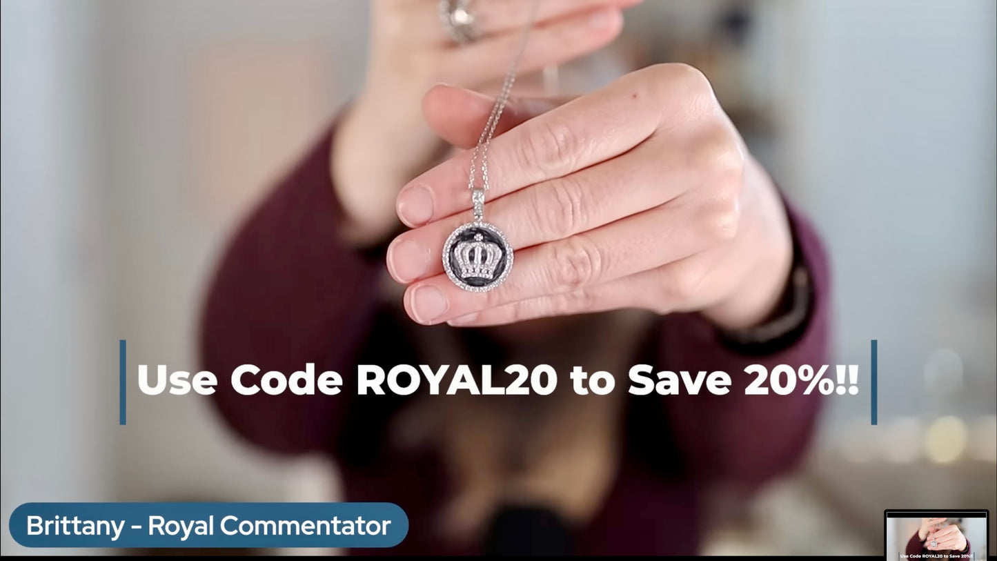 Royal News Network 200K Diamond Pendant