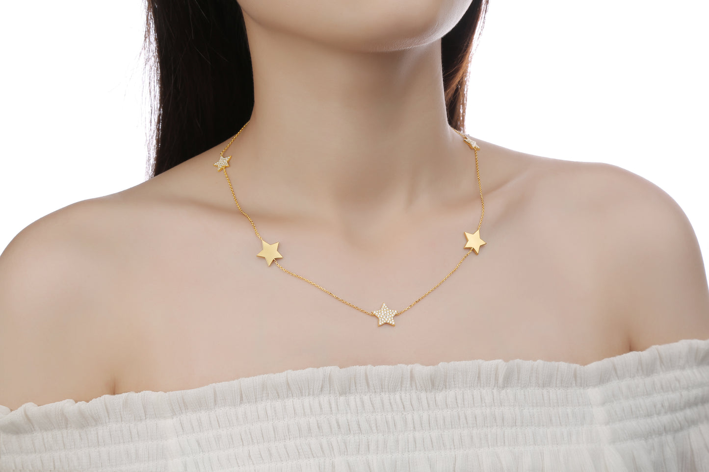 Lucky Stars Lab Grown Diamond Necklace