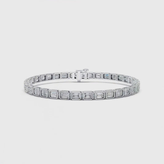 NEW: "The Empress" Diamond Tennis Bracelet 3.12 ctw