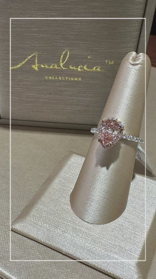 NEW: "The Muse" 2.25 ctw Fancy Lab Pink Diamond Ring