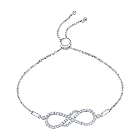 Limitless Collection Lab Grown Diamond Bracelet Bracelet Analucia Beltran Diamonds Rhodium plated