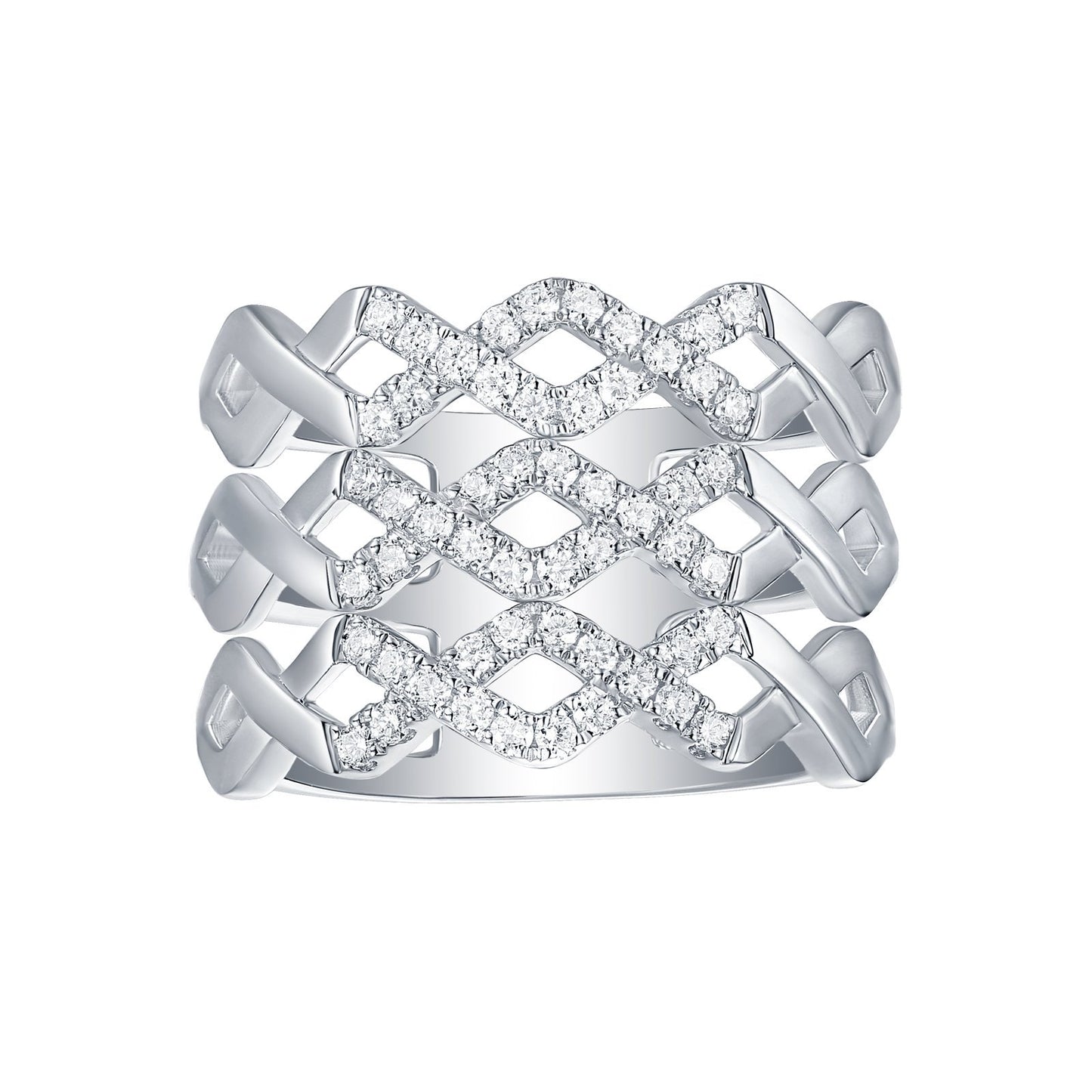 Limitless Collection Lab Grown Diamond Ring Ring Analucia Beltran Diamonds Rhodium plate