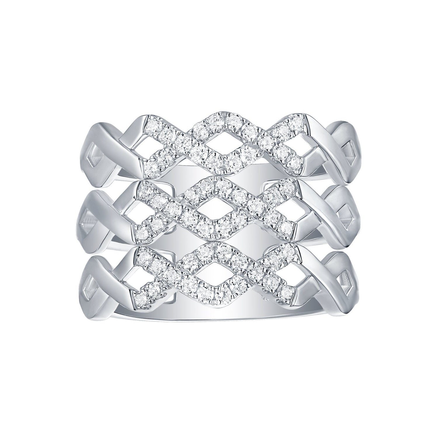 Limitless Collection Lab Grown Diamond Ring Ring Analucia Beltran Diamonds Rhodium plate