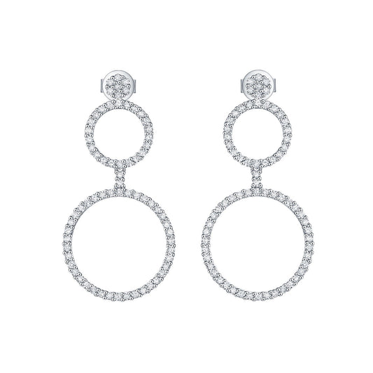 Spirit Collection Lab Grown Diamond Hoop Earrings Earrings Analucia Beltran Diamonds